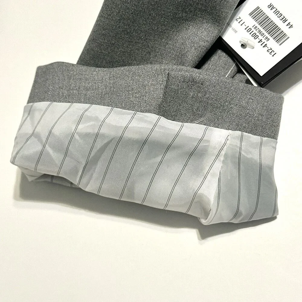 Abercrombie And Fitch Men’s Blazer Coat Jacket Size 44R Athletic Fit Grey A&F